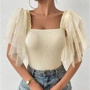 NWT Free People kill the lights bodysuit